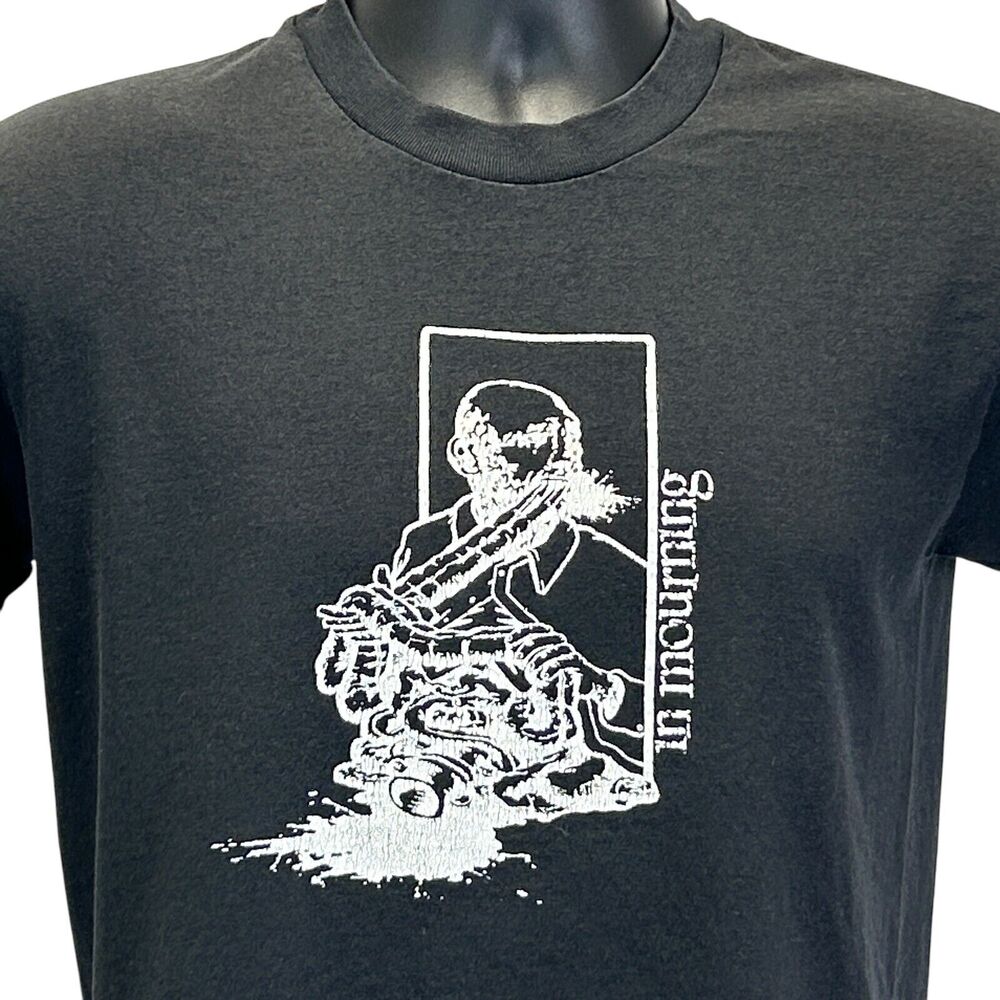Vintage Y2Ks In Mourning Band T Shirt Melodic Death Metal Black Tee Mens S Small